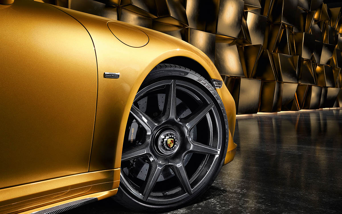 Porsche 911 Turbo Carbon Wheels